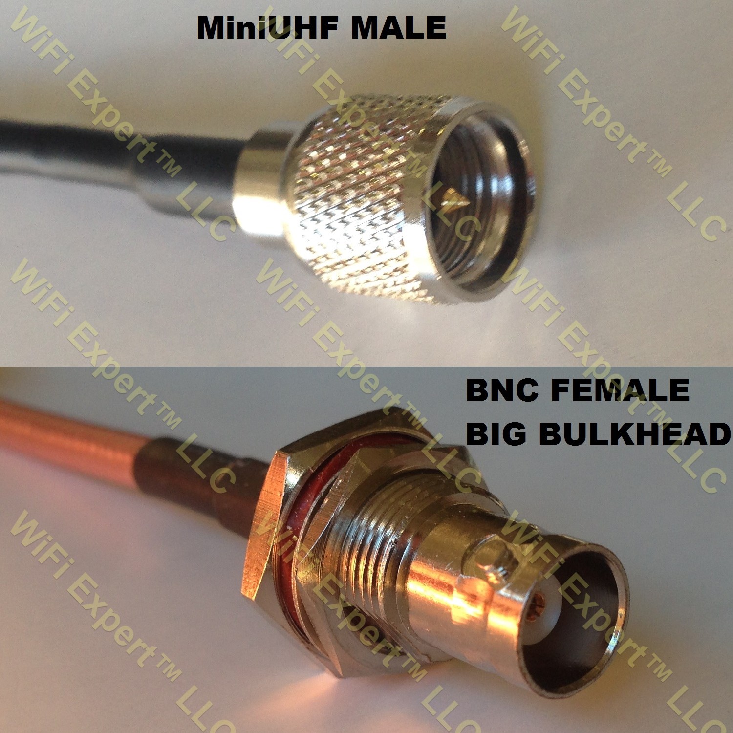 RG142 SILVER UHF PL259 Male Angle to SO239 Bulkhead Female Coaxial RF Cable 