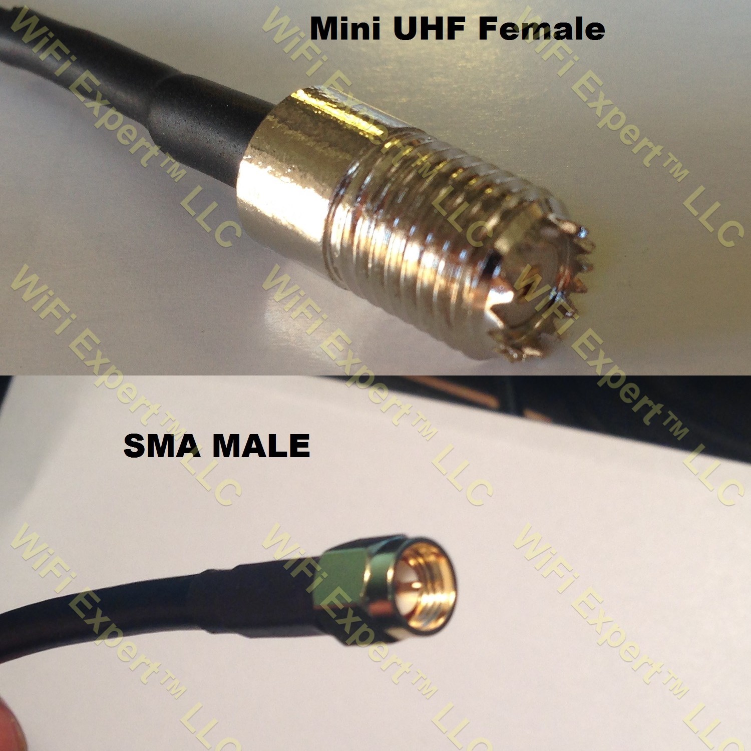 RG400 MINI UHF FEMALE to SMA MALE Coaxial RF Pigtail Cable