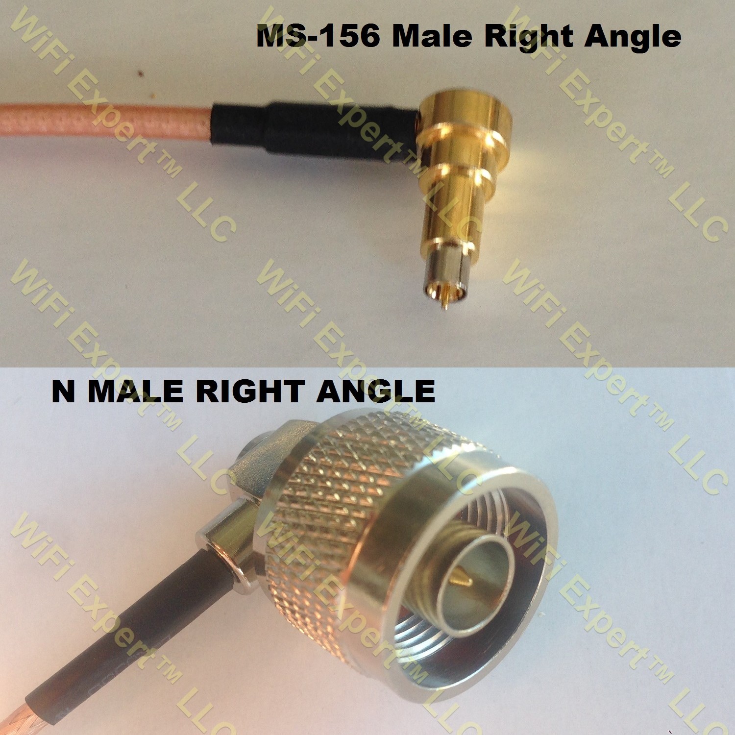 USA-CA RG316 DS N MALE ANGLE to SMA MALE Coaxial RF Pigtail Cable 