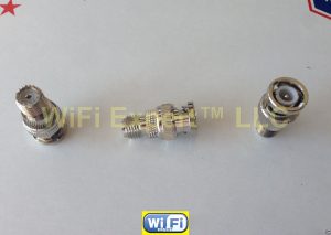 BNC Male to Mini UHF Female Straight RF Connector Adapter CONVERTER