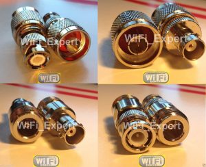 4pc/set RF coaxial adapter connector Kit N male/female to BNC Male / Female
