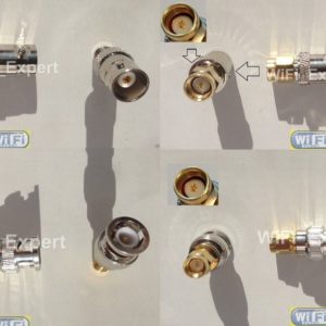 SMA Male To BNC Male Jack Plug COAX RF Connector Adapter US