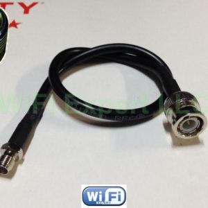 RG58 LOW LOSS COAX RF CABLE SMA FEMALE TO BNC M STRAIGHT 6" US ASMB