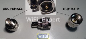 BNC Female plug to UHF PL259 PL-259 Male RF coaxial Adapter RF Connector