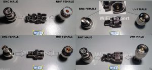 UHF Male PL-259 Female SO-239 To BNC Male Female COAX RF Connector Adapter