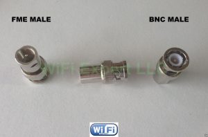 BNC Male Plug to FME male Jack RF Coax Adapter Connector Converter US