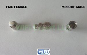 Mini UHF Male Plug to FME Female Jack RF Coax Adapter Connector Converter US