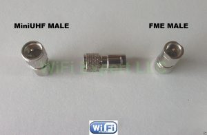 Mini UHF Male Plug to FME MALE Jack RF Coax Adapter Connector Converter US