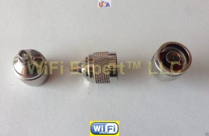 N type Male to MCX Female Straight RF Connector Adapter