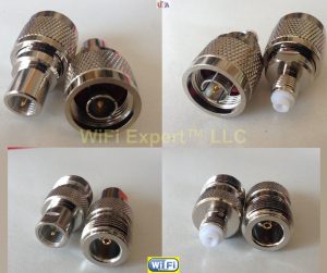 FME Male / Female To N Male / Female Jack Plug COAX RF Connector Adapter