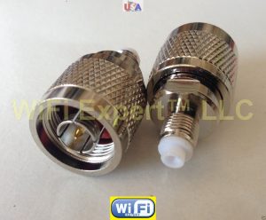 Adapter N male TYPE plug to FME Female Jack RF Connector Converter Ships from US
