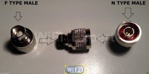F Type Male Jack to N TYPE Male Plug Straight Adapter RF Connector Converter