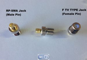 F Type female Jack to RP SMA Female Plug Straight Adapter RF Connector Converter