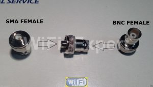 SMA to BNC SMA-F to BNC-F adapter for BaoFeng UV-5RA UV-5RB UV-5RC UV-5RD UV-5RE