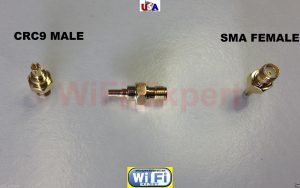 SMA Female To CRC9 Male Antenna Adapter Converter SMA Jack to CRC9 Straight
