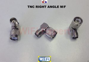 TNC Male To TNC Female Right Angle Adapter RF Connector Antenna Router