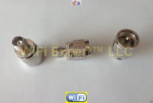 UHF male PL259 Plug to TNC Female Jack Straight RF Coax Connector Adapter