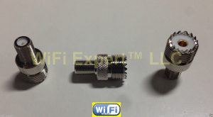 F Female plug to UHF SO239 SO-239 Female RF coaxial Adapter RF Connector US