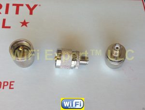 RF Adapter PL259 UHF plug male to mini UHF female jack RF connector straight