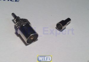 IEC DVB-T TV PAL Male Crimp for RG174 RG179 RG316 RG188 Coax Cable RF Connector