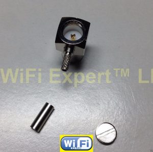IEC DVB-T TV PAL Female Crimp for RG174 RG179 RG316 RG188 Coax Cable Connector - Image 2