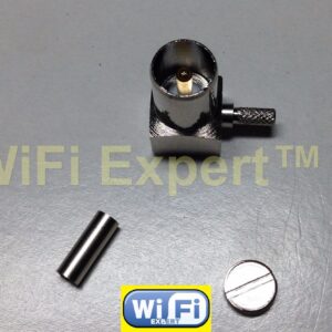 IEC DVB-T TV PAL Female Crimp for RG174 RG179 RG316 RG188 Coax Cable Connector - Image 3