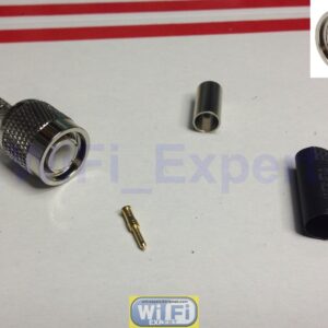 1x TNC Female Bulkhead Window Solder Crimp RG316 RG174 RG179 LMR100 RF Cable USA - Image 2