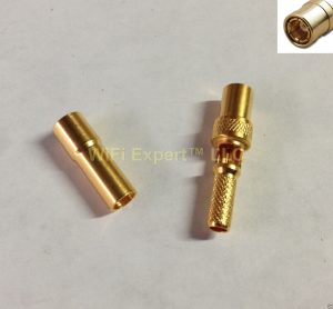 SMB Female 50oHm Jack Solder crimp RG58 LMR195 RG142 RG400 Straight RF connector