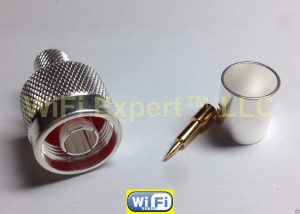 Silver Plated N Male Plug Crimp for RG8 LMR400 RG213 RG214 RF Cable Connector US