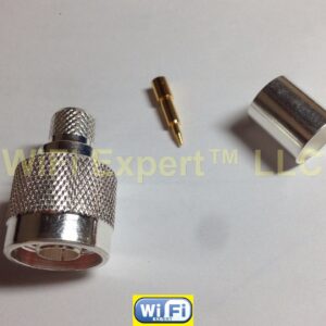 Silver Plated N Male Plug Crimp for RG8 LMR400 RG213 RG214 RF Cable Connector US - Image 2