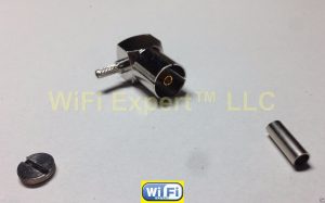 IEC DVB-T TV PAL Female Angle Crimp RG174 RG179 RG316 RG188 Coax Cable Connector