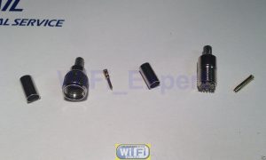 MINI UHF Male & Female Straight Crimp RG58 RG142 RG400 LMR195 Cable RF Connector