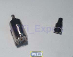 1 x Mini UHF Female Straight Solder Crimp RG316 RG174 RG179 LMR100 Cable USA