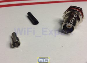 1 x TNC Male Jack Crimp for RG8 LMR400 RG213 RG214 RF Coax Cable Connector USA