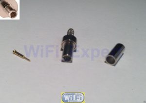 1 x Straight TS9 Male Crimp for RG174 RG179 RG316 RG188 Coax Cable RF Connector