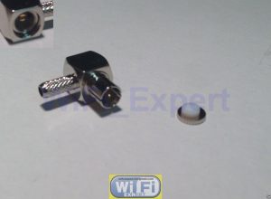 1 Right Angle TS9 Male Crimp for RG174 RG179 RG316 RG188 Coax Cable RF Connector