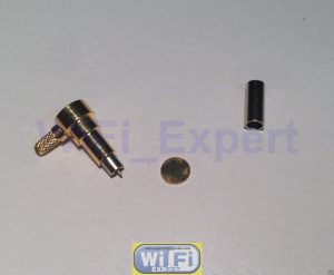 1 MS156 right angle male plug crimp for RG316 RG174 RG179 LMR100 Cable Coonector