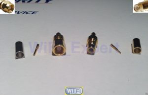 Straight SMC Male & Female Crimp for RG174 RG179 RG316 RG188 Cable RF Connector