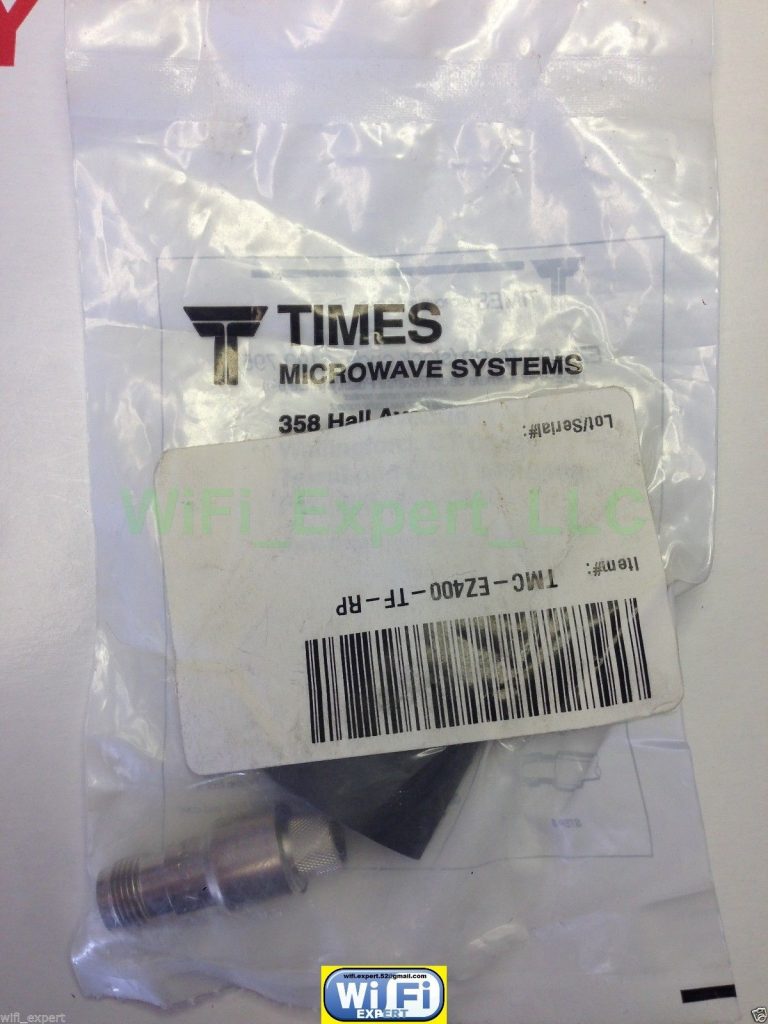 TIMES® EZ-400-TF-?RP RP-TNC Female Jack Crimp for LMR400 RF Connector MADE IN USA