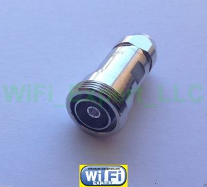 7/16 DIN Female Jack center clamp for 1/2" corrugated cable RF connector USA