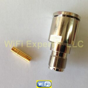 SO239 UHF Female Plug Clamp for LMR600 RF Coax Cable Connector High Qual SO-239 - Image 2