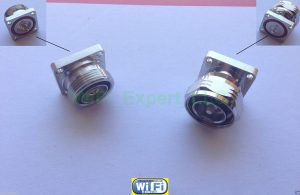 7/16 DIN Male Plug Female Jack flange mount solder STRAIGHT RF Cable Connector