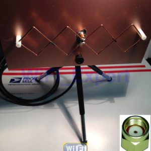 WiFi Antenna MACH 1 Double Biquad Wireless Booster Long Range GET FREE INTERNET