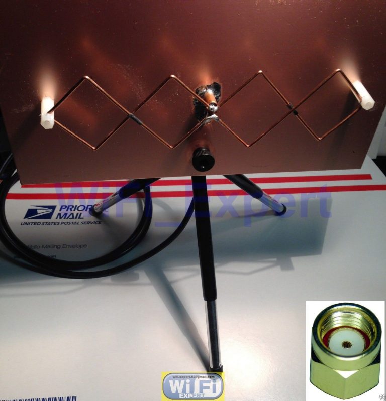 WiFi Antenna MACH 1 Double Biquad Wireless Booster Long Range GET FREE INTERNET