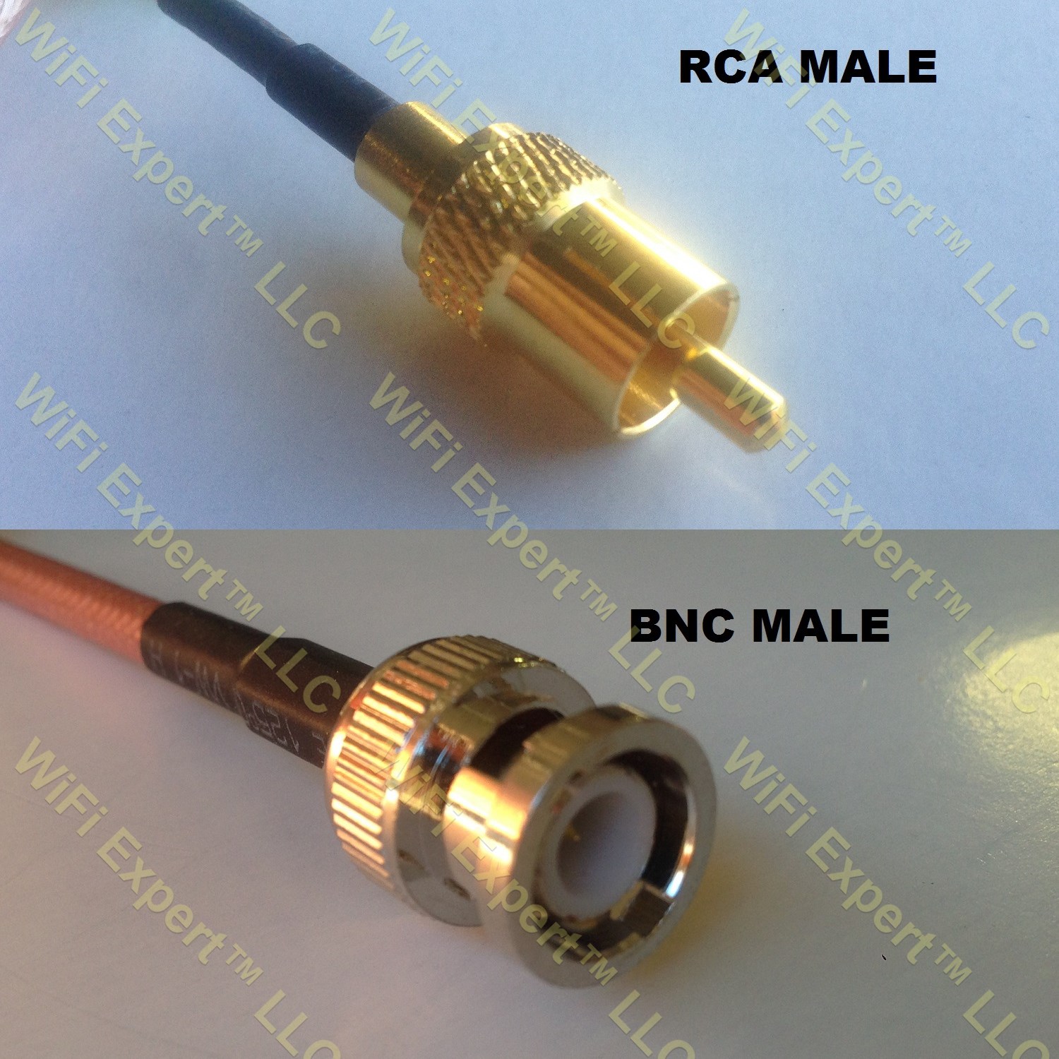Câble Coaxial RCA Mâle Vers BNC Mâle RFC100 - Lot Livraison USA