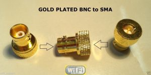 FULLY Gold Plated SMA Male Jack to BNC Female plug RF Adapter RF Connector