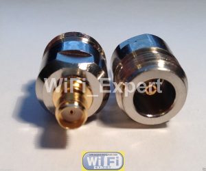 N Type Female Jack to SMA Female Plug straight RF adapter connector