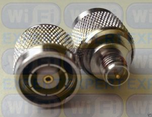 RP-SMA FEMALE - RP-TNC MALE ANTENNA RF ADAPTER Router Connector