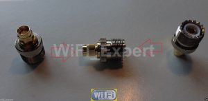 SMA Male to UHF Female SO239 Jumper Plug Adapter, RADIO, RF Cable Connect