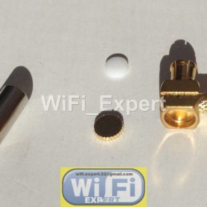 100 x MCX Angle Male plug L Type connector RG316 RG174 RF cable crimp solder